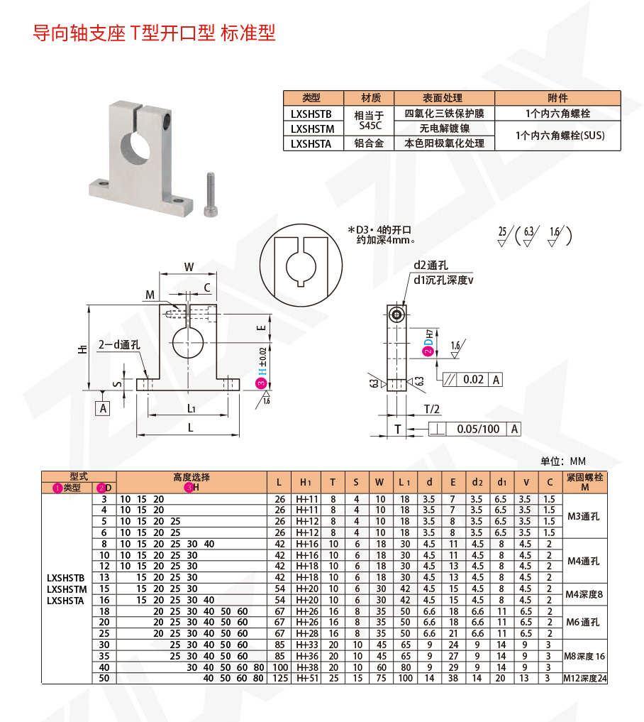 41軸支座 T型開(kāi)口型 標(biāo)準(zhǔn)型